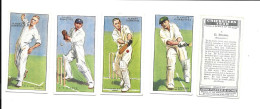 CJ06 - SERIE COMPLETE 50 CARTES CIGARETTES PLAYERS - CRICKETERS 1930 - Player's