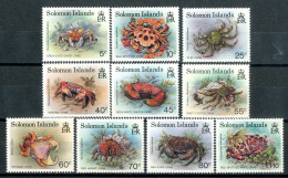 SOLOMON ISLANDS 1993** - Crabs - 10 Val. MNH. - Crustáceos