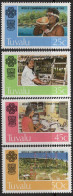 TUVALU Timbres-Poste N°213** à 216** Neufs Sans Charnières TB Cote : 4€00 - Tuvalu