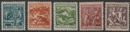 Österreich 1924 ANK/Mi: 442-446* MLH [442-446x] - Ungebraucht