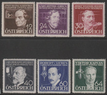 Österreich 1936 ANK/Mi: 632-637** MNH [632-637xx] - Ungebraucht