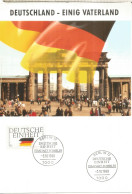 ALEMANIA BERLIN UNIFICACION ALEMANA BANDERA FLAG 1990 - Covers