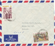 Mauritius Air Mail Cover Sent To Denmark 1985 - Maurice (1968-...)