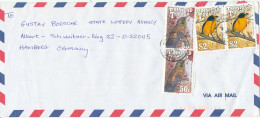 Trinidad & Tobago Air Mail Cover Sent To Germany 17-3-2000 BIRD Stamps - Trindad & Tobago (1962-...)