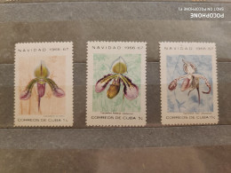 1966	Cuba Flowers Orchids  (F81) - Unused Stamps