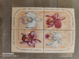 1966	Cuba Flowers Orchids (F81) - Unused Stamps