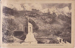 Passy L'eglise , La Vallee De Mont Joie Et Le Mont Blanc - Passy