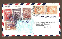 !!! LETTRE PAR AVION, DÉPART DE GUINÉE PORTUGAISE POUR TRINIDAD DE 1941 - Guinea Portuguesa