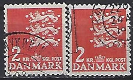 Denmark 1946  3 Lions (o) Mi.290 X+y - Gebraucht