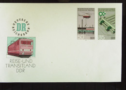 GS-Umschlag Ungebraucht "DR Reise- Und Transitland DDR" Mit 50/85 Pf  Knr: U 3 - 2970/2971 - Umschläge - Ungebraucht