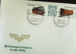 DDR: FDC-Brief "Schmalspurbahnen In Der DDR" Mit SoSt. BERLIN 1085 Vom 17.5.1985 Mit 20/Zf/50 Pf  Knr: 2794/Zf/2795 - Otros & Sin Clasificación