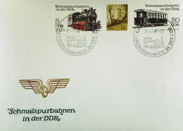 DDR: FDC-Brief "Schmalspurbahnen In Der DDR" Mit SoSt. BERLIN 1085 Vom 21.7.1981 Mit 5/Zf/20 Pf  Knr: 2620/Zf/2632 - Otros & Sin Clasificación