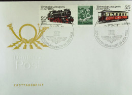 FDC-Umschlag Deutsche Post Mit SoSt. "Schmalspurbahnen Der DDR" BERLIN Vom 25.11.1980 Mit 20 U 35 Pf Knr: 2563/Zf/2565 - Máquinas Franqueo (EMA)