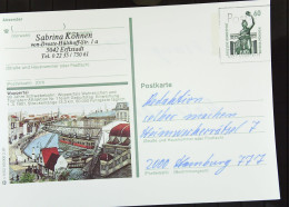 GS-Bildpostkarte "Wuppertal - 90 Jahre Schwebebahn" Mit 60 Pf Bavaria-München Knr:1341 - Cartes Postales Illustrées - Oblitérées