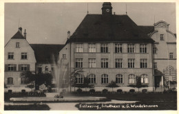 FREILASSING, BAVARIA, ARCHITECTURE, FOUNTAIN, PARK, GERMANY, POSTCARD - Freilassing