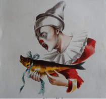 1er Avril POISSON Belle Illustration De  1896 - Andere & Zonder Classificatie