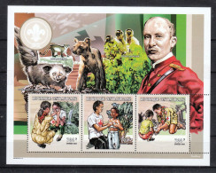 ZAR 1999**,  Pfadfinder Und Naturkunde /Central African Republic, MNH, Scouts And Natural History - Cactus