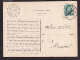 DDFF 673 - Carte De Service Des Chemins De Fer TP S 3 Houyoux GRAMMONT 1930 - Storia Postale