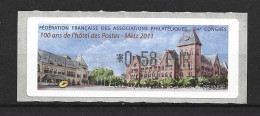 Année 2011 - Vignette Lisa - 84ème Congrès De La F.F.A.P. - 2010-... Viñetas De Franqueo Illustradas