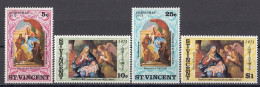 ST.VINCENT 299-302,unused,Christmas 1971 (**) - St.Vincent (1979-...)