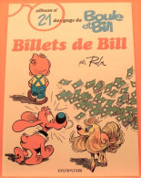 BOULE ET BILL N° 21 - Billets De Bill - Roba - Dupuis - Boule Et Bill