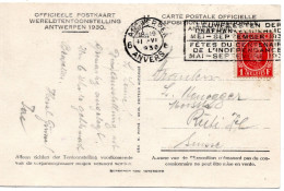 74243 - Belgien - 1930 - 1F Albert EF A AnsKte ANTWERPEN - ... -> Schweiz - Covers & Documents