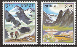 Norge Norway 1983  Norden: Tourism In Scandinavia..  Mi 881-882, MNH(**) - Nuevos