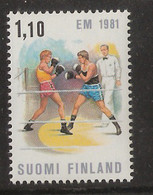 Finland 1981 Box European Championships, Tampere. Boxing Match. Mi 878 MNH(**) - Gebruikt