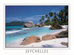 1 AK Seychellen / Seychelles * Insel La Digue - Der Strand Anse Patates Mit Seinen Granitformationen - Ein Traumstrand * - Seychellen