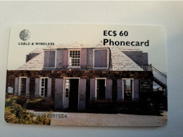 ANTIGUA  $60,- CHIPCARD THE LOOKOUT ,SHIRLEY HEIGHTS    Fine Used Card  ** 16187 ** - Antigua Et Barbuda