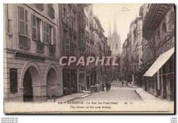 CPA Banque Bayonne La Rue Du Pont Neuf Credit Lyonnais - Banques