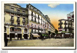 CPA Banque Vichy Place Victor Hugo Et Rue Marechal Foch Credit Lyonnais - Banques