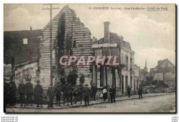 CPA Banque Corbie Rue Faidherbe Credit Du Nord Militaria - Banks