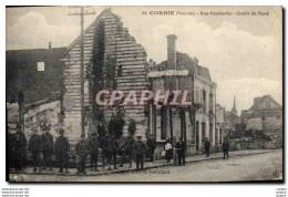 CPA Banque Corbie Rue Faidherbe Credit Du Nord Militaria - Banche