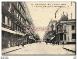 CPA Banque Toulouse Rue D&#39Alsace Lorraine A La Hauteur Du Comptoir D&#39Escompte - Banks