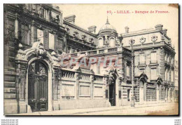 CPA Banque De France Lille Timbres Taxe - Banques