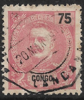 Portuguese Congo – 1898 King Carlos 75 Réis Used Stamp - Congo Portuguesa