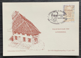 België, 1998, Nr 2736 Op Kaart 'Geboortehuis G. Walschap' Met Speciale Dagafstempeling 11/7/1998 - Storia Postale