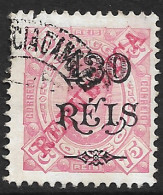 Portuguese Congo – 1915 King Carlos Overprinted REPUBLICA 130 Réis Over 75 Réis Used Stamp - Congo Portugais