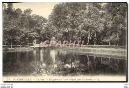 CPA Rambouillet Le Parc Vue Prise De L&#39Ile Du Potager Vers La Laiterie - Rambouillet