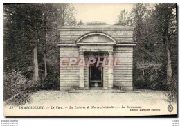 CPA Rambouillet Le Parc La Laiterie De Marie Antoinette Le Monument - Rambouillet