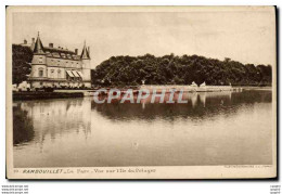 CPA Rambouillet Le Parc Vue Sur L&#39Iie Du Potager - Rambouillet