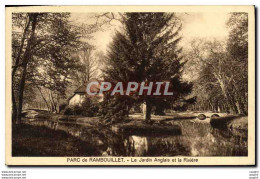 CPA Parc De Rambouillet Le Jardin Anglais Et La Riviere Publicite Laboratoire Miller RAmbouillet - Rambouillet