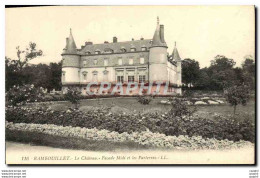 CPA Rambouillet Le Chateau Facade Midi Et Les Parterres - Rambouillet