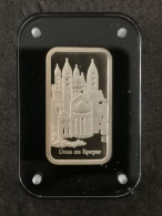 LINGOT ARGENT 999 1/2 ONCE DEGUSSA CATHEDRALE DE SPIRE ALLEMAGNE / SILVER - Collezioni