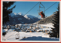 BREIL BRIGELS Mit Der Sesselbahn In Das Skigebiet Pez D'Artgas - Breil/Brigels