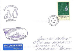 B.A.T. N° S/L. DE PORT LOCKROY / 5.2.99 POUR LA FRANCE - Lettres & Documents