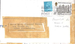 GRANDE BRETAGNE N° 605/694 S/L DE LONDRES/1973 POUR L’ITALIE - Cartas & Documentos