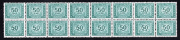 Italia (1962) - Segnatasse, 50 Lire Fil. Stelle 4° Tipo, Gomma Arabica, Sass. 118/II ** - Postage Due