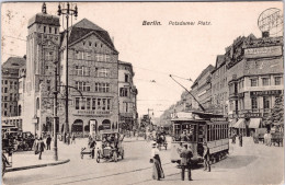 Berlin Potsdamer Platz (Strassenbahn / Tram) (Stempel: Berlin C 1919 , Nach Frankreich) - Dierentuin